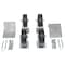 Vestil H-Style -100 & -150 Hopper Glass-Filled Caster 4 Piece 4800 lb 6 x 2, PK4 H-CK4-GFN6-2 - alternate 2